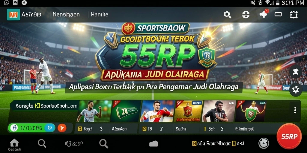 Tampilan gameplay sportsbook yang seru dan interaktif.
