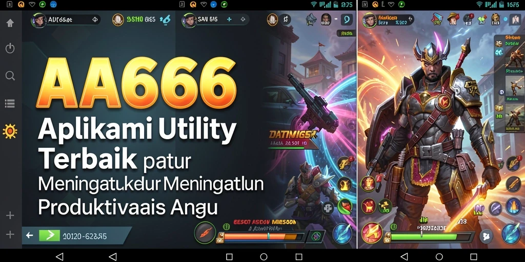 Tampilan antarmuka aplikasi AA666 untuk manajemen tugas yang efektif.