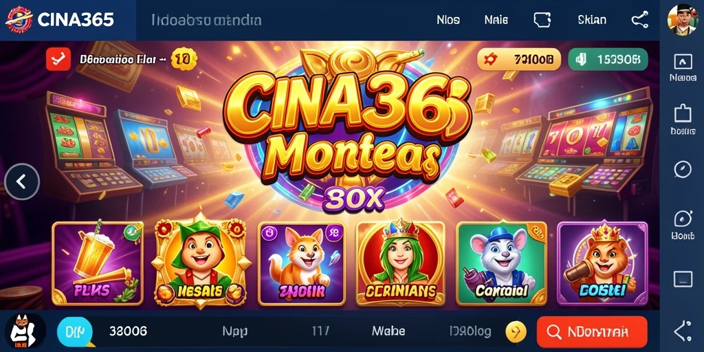 Tampilan gameplay seru dan menarik dari CINA365.