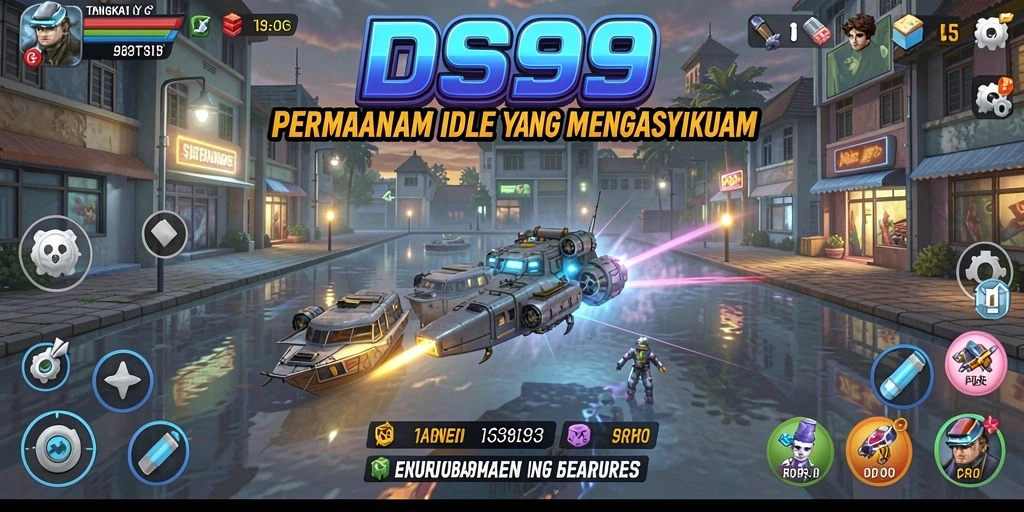 Screenshot gameplay DS99 menampilkan petualangan seru dalam dunia Idle.