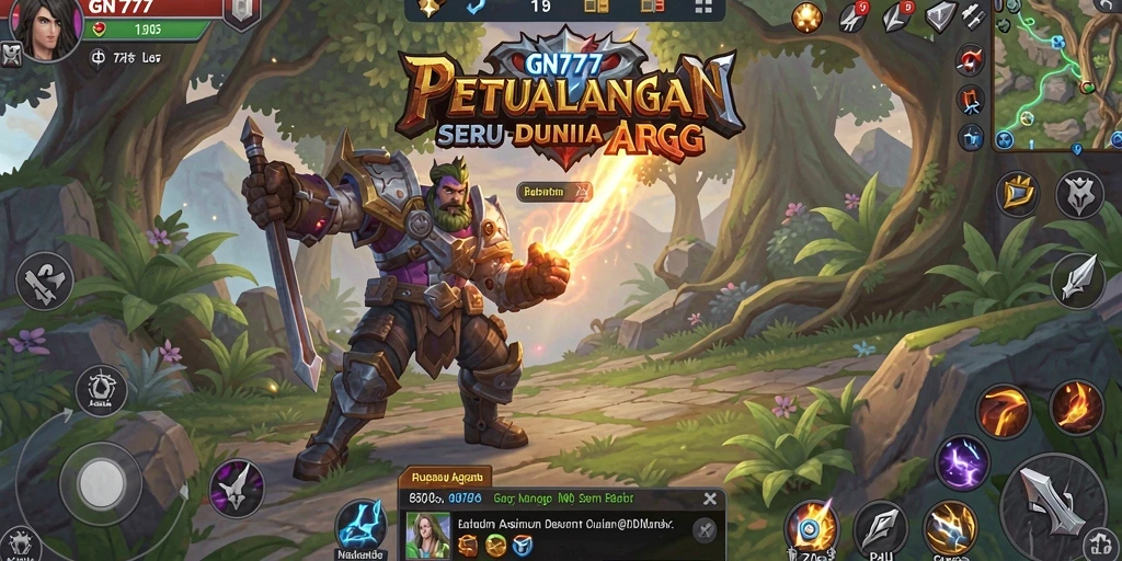 Tampilan gameplay mendebarkan di GN777 dengan karakter beraksi.