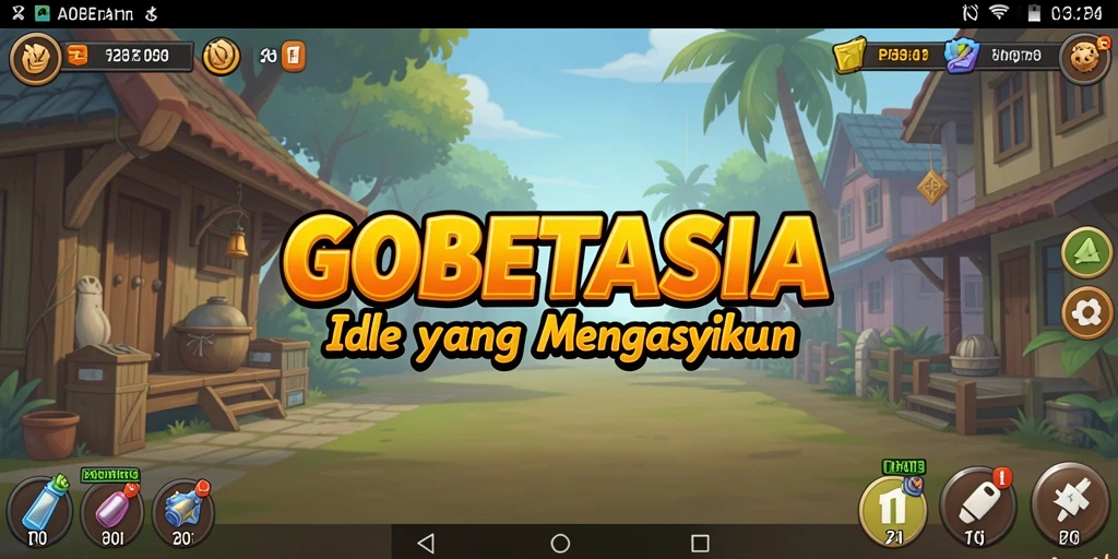 Tampilan gameplay GOBETASIA yang menarik dan penuh warna.