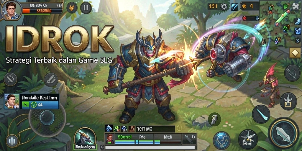 Tangkapan layar IDROK menampilkan aksi strategi mendebarkan dalam gameplay.