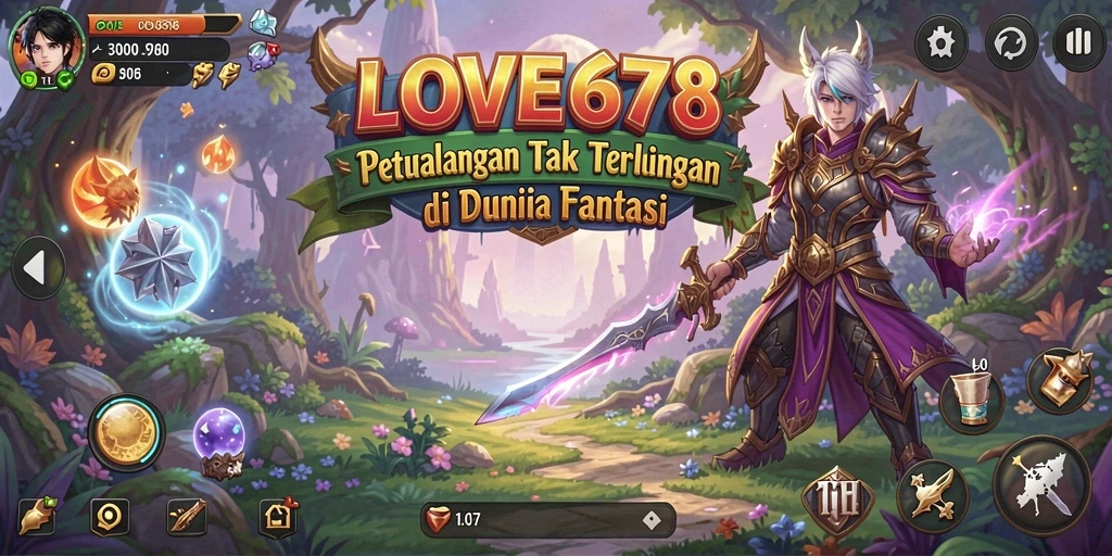 Tangkapan layar LOVE678 menunjukkan aksi mendebarkan dalam permainan petualangan.