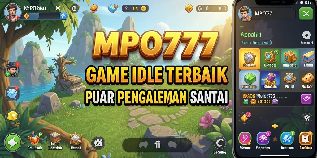 Tampilan game Idle MPO777 yang menarik dan dinamis.