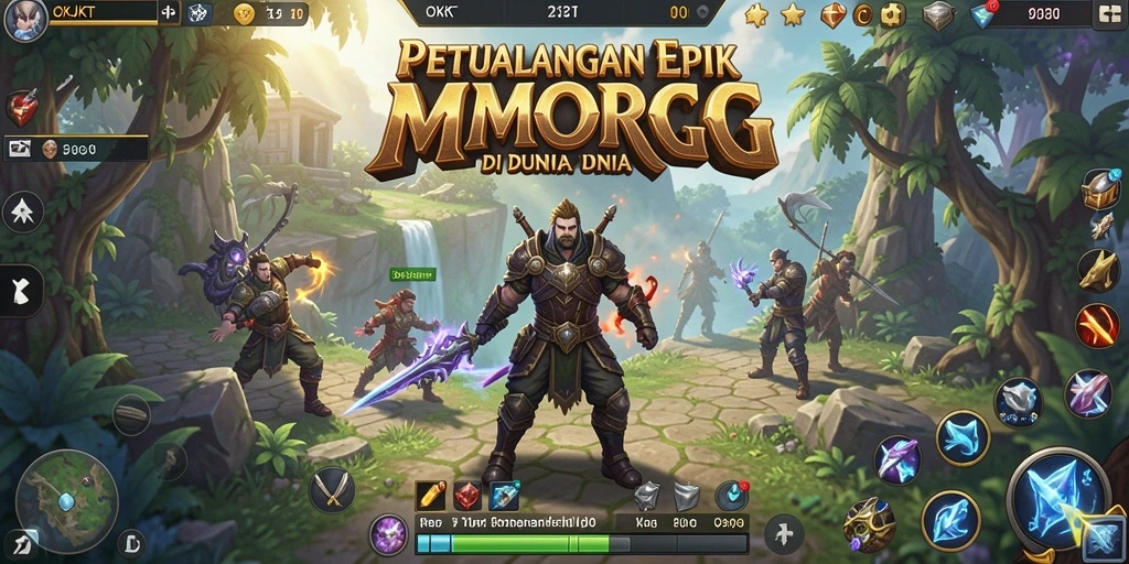 Gameplay seru di dunia terbuka OKJKT penuh petualangan.