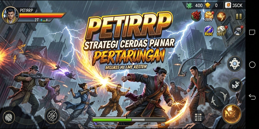 Tampilan gameplay PETIRRP yang menegangkan dan menarik.