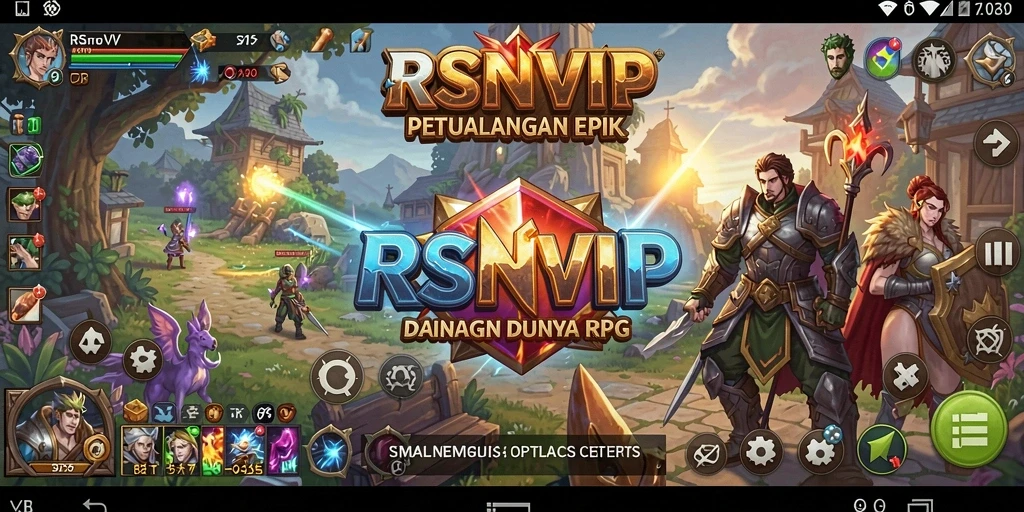 Tampilan gameplay RSNVIP yang menakjubkan dalam dunia RPG.