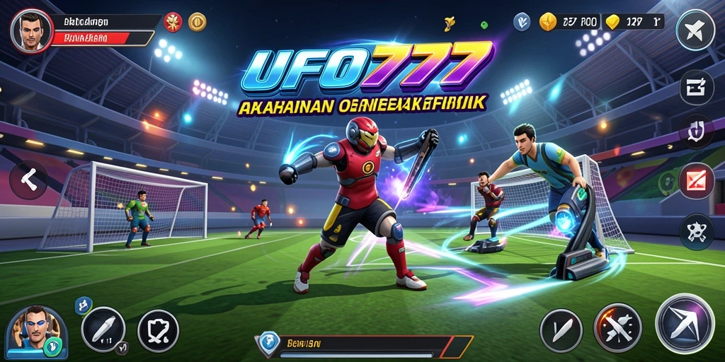 Tampilan utama gameplay UFO777 yang menampilkan aksi seru olahraga.