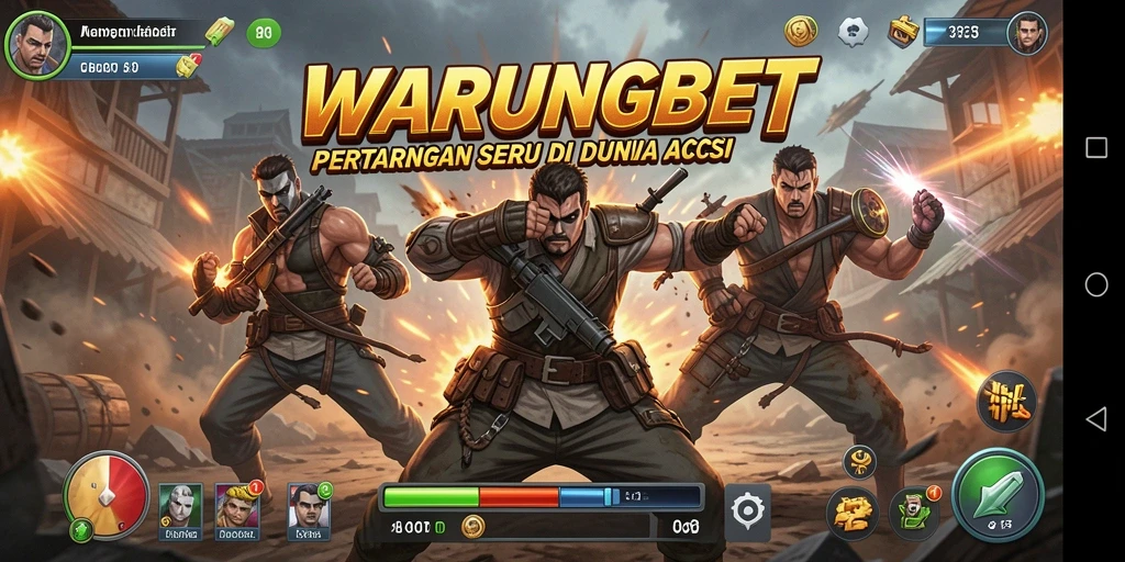Tampilan gameplay <strong>WARUNGBET</strong> yang mendebarkan dan penuh aksi.